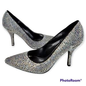 BORDELLO Marilyn Rhinestone pumps size 7